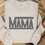 Checkered Mama Crewneck Sweatshirt