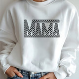 Checkered Mama Crewneck Sweatshirt