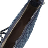 Denim & Chains Crossbody Bag