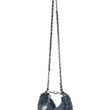 Denim & Chains Crossbody Bag