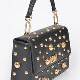 Mix Studs Convertible Top Handle Swing Bag