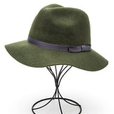 Wool Felt Ribbon Fedora