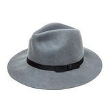 Wool Felt Ribbon Fedora