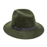 Wool Felt Ribbon Fedora