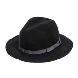 Wool Felt Ribbon Fedora