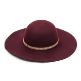 Wool Felt Fashion Floppy Hat