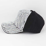 Pearl Crystal Embellished Fashion Cap