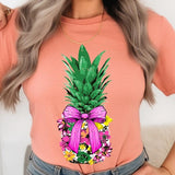 Coquette Pineapple Graphic T Shirts