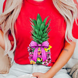 Coquette Pineapple Graphic T Shirts