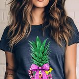 Coquette Pineapple Graphic T Shirts