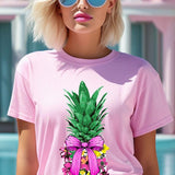 Coquette Pineapple Graphic T Shirts