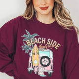 Beach Side Ready To Go Graphic Fleece Sweatshirts