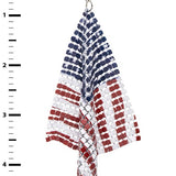 USA Flag Chainmail Iconic Earrings