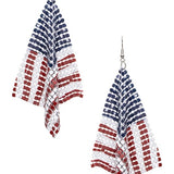 USA Flag Chainmail Iconic Earrings