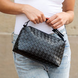 Mia Convertible Woven Crossbody Handbag