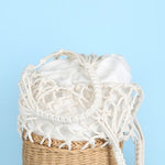 KNITTED BASKET BAG