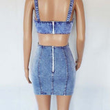 WOMEN FASHION DENIM DRESS