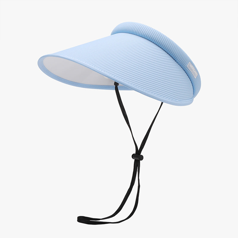 Light Blue Wide Brim Sun Hat