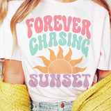 FOREVER CHASING SUNET Graphic Tee