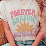 FOREVER CHASING SUNET Graphic Tee