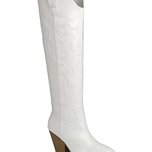 RIVER-17-KNEE HIGH WESTERN BOOT