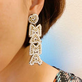 Beaded Mama Dangle Earrings