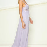 In Love Bustier Lace Maxi Dress