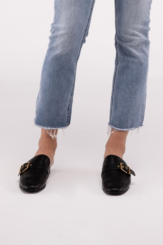 Backless Slide Loafer Shoes