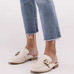 Backless Slide Loafer Shoes