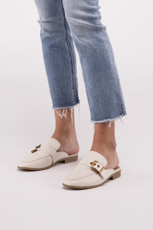 Backless Slide Loafer Shoes