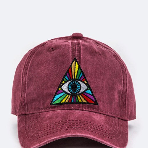 Eye Of Providence Embroidery Cotton Cap