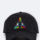 Eye Of Providence Embroidery Cotton Cap