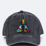 Eye Of Providence Embroidery Cotton Cap