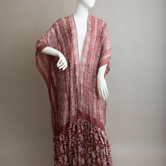 Paisley Tapestry Free Flow Kimono