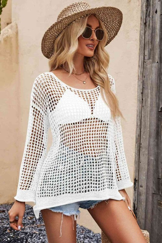 Knit Shirt Cover-up