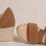 Double Strap Wedge Heel