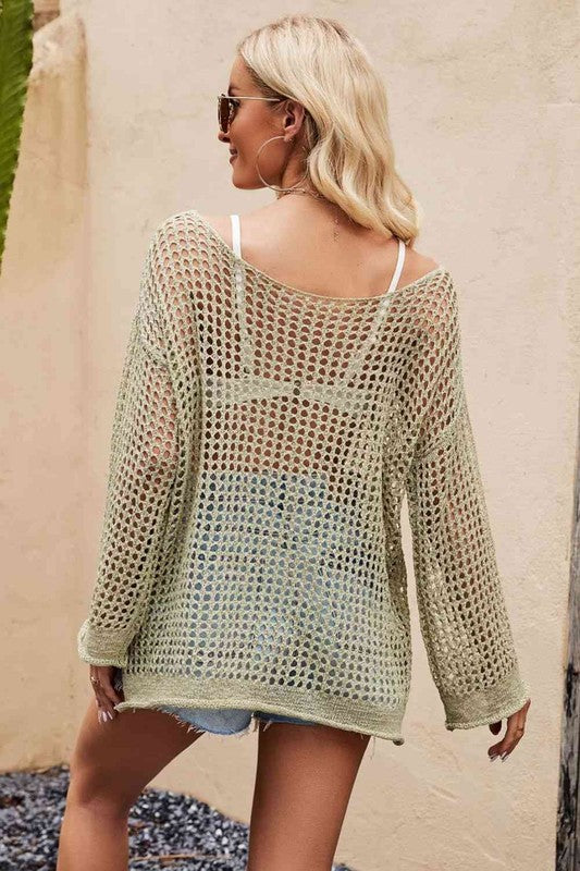 Knit Shirt Cover-up