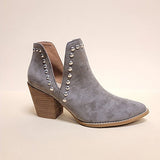 MISTY-106-STUD ANKLE BOOTIES