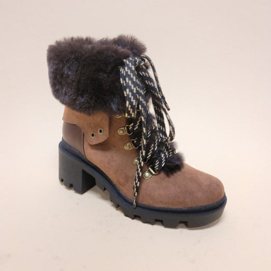 VINI-FUR COMBAT BOOTIES