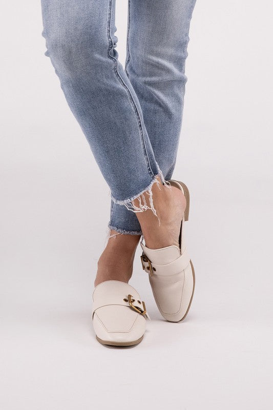 Backless Slide Loafer Shoes