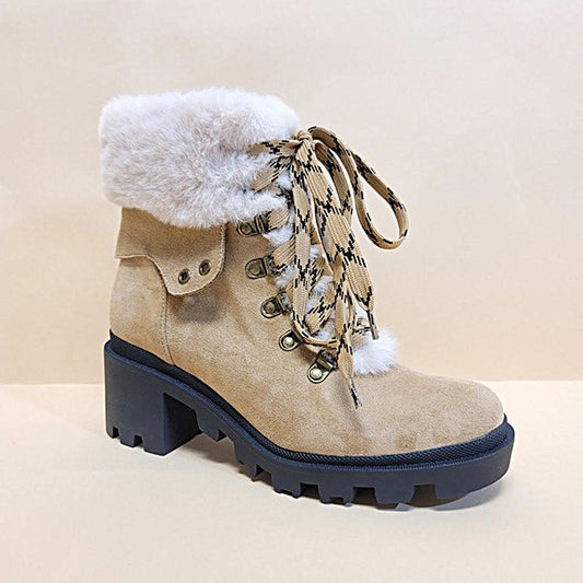 VINI-FUR COMBAT BOOTIES