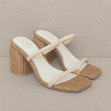 D-MARGARET-RAFFIA, HIGH HEEL, MULES