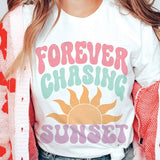 FOREVER CHASING SUNET Graphic Tee