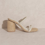 D-MARGARET-RAFFIA, HIGH HEEL, MULES