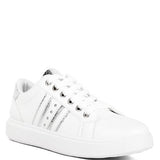 Claude Faux Leather Back Panel Detail Sneakers