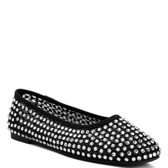 Orson Naked Rhinestone Ballerinas