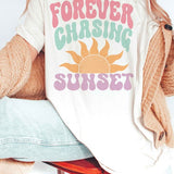 FOREVER CHASING SUNET Graphic Tee