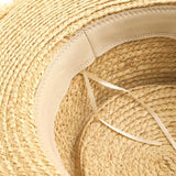 Basket Weave Straw Sun Hat