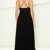 In Love Bustier Lace Maxi Dress