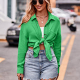 Textured Dropped Shoulder Shaket